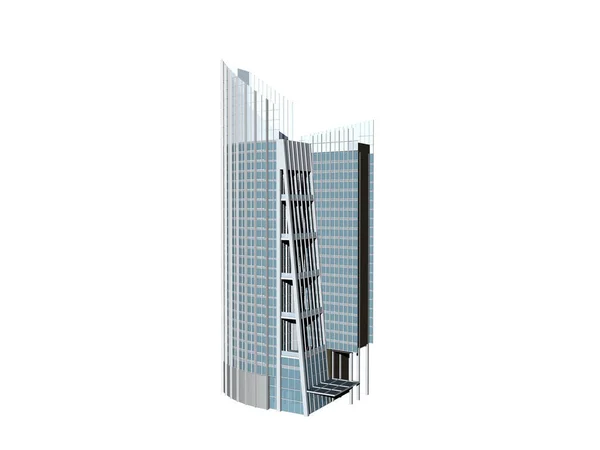 Modern Skyskrapa Metropol — Stockfoto