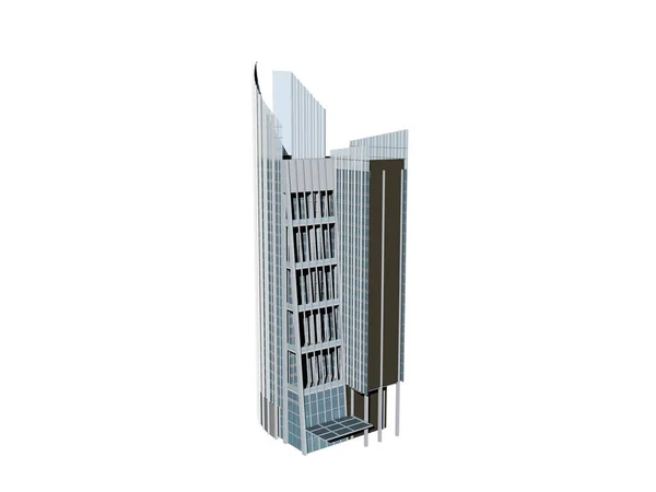Moderne Wolkenkrabber Metropool — Stockfoto