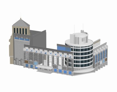 Kırsal kesimde büyük bir kongre binası