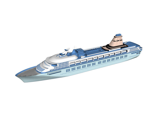 large cruise ship on the water