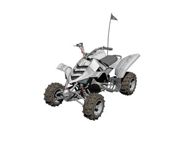 Uzaktan kumandalı dört tekerli arazi aracı