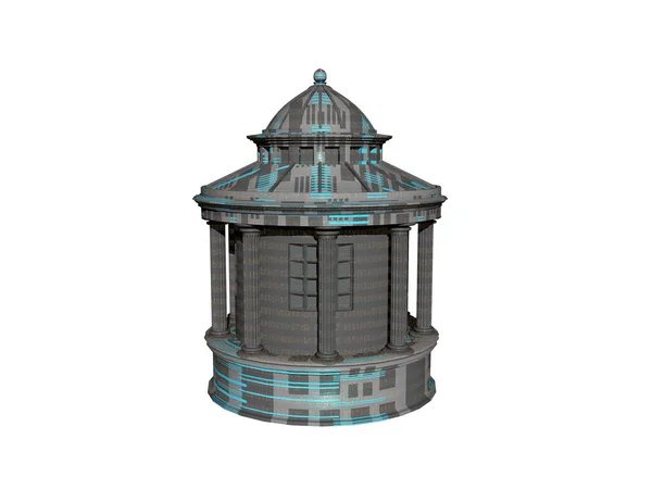 Aniker Στρογγυλό Πύργο Μυτερή Οροφή — Φωτογραφία Αρχείου