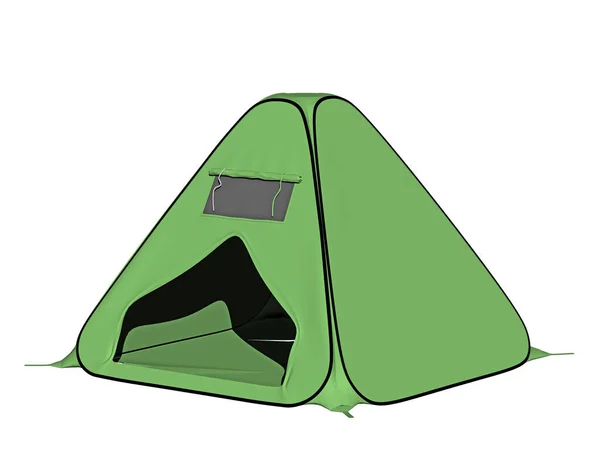 Small Green Tent Camping — Stock Photo, Image