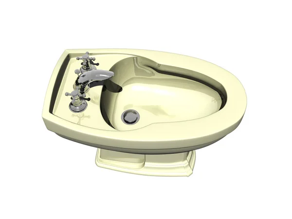 Bidet Ceramiczny Łazience — Zdjęcie stockowe