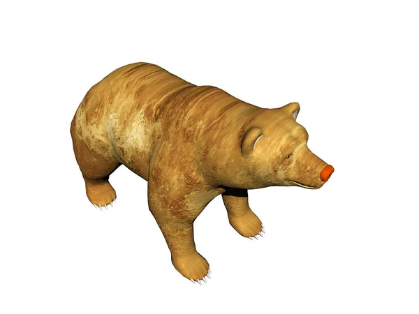 Великий Важкий Ведмідь Лапами — стокове фото