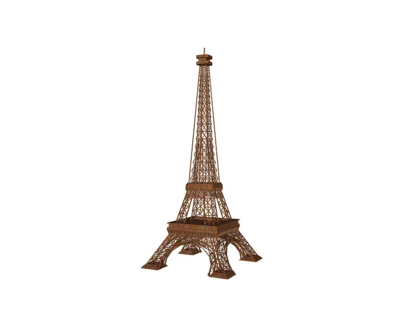 Großer Eiffelturm Aus Stahl Paris — Stockfoto