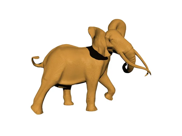 Булл Слон Довгими Бурундуками — стокове фото