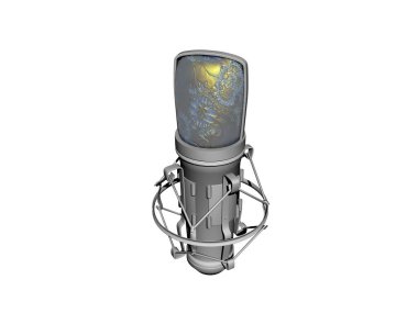 Ses kaydı için stüdyo mikrofonu