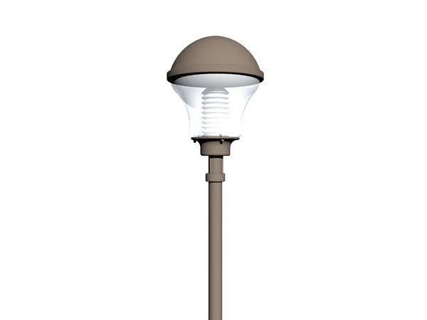 Старая Уличная Лампа Стеклянными Лампочками — стоковое фото