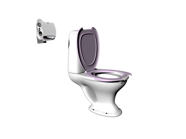 Toaleta Siedzeniem Cysterną — Zdjęcie stockowe