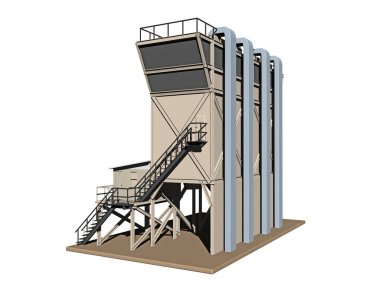 depolama olarak büyük endüstriyel silo