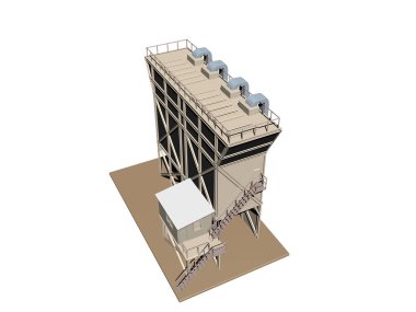 depolama olarak büyük endüstriyel silo