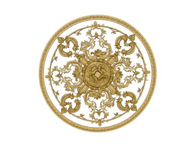 yuvarlak metalik dekor diskleri