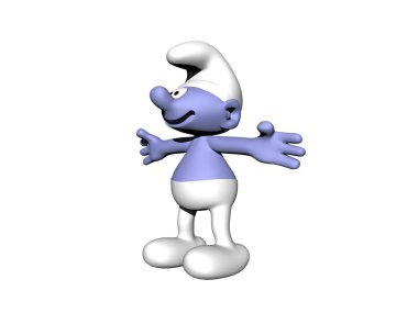 Sivri şapkalı mavi cüceler.