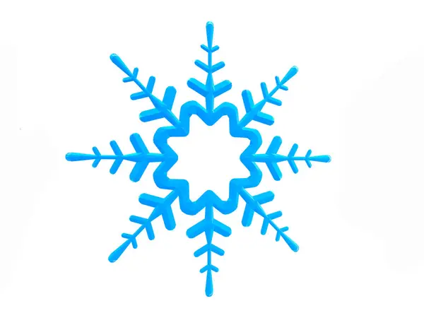 Filigrane Eiskristalle Als Schneeflocken Winter — Stockfoto