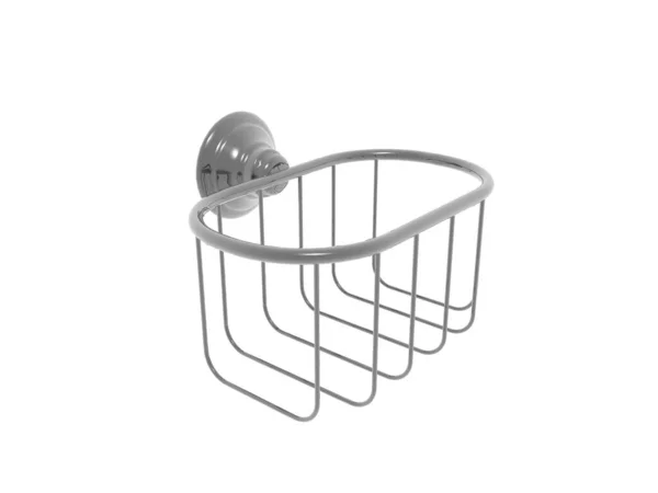 Wire Rack Soap Dish Bathroom — Stock Photo, Image