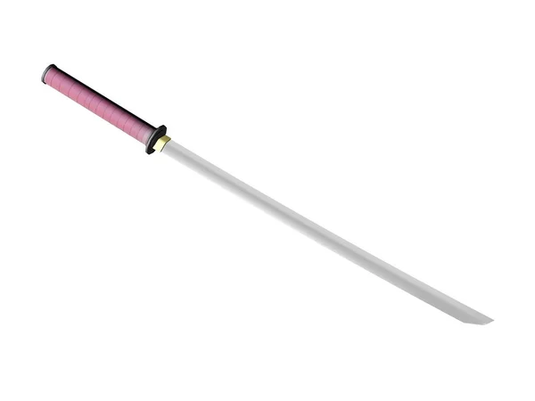 Espada Longa Com Lâmina Brilhante — Fotografia de Stock