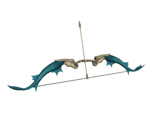 古代狩猟用の武器としての単純な弓と矢 — ストック写真