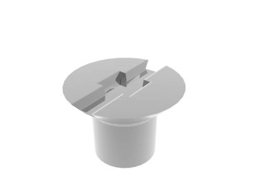 Çentikli metal vida başlıkları