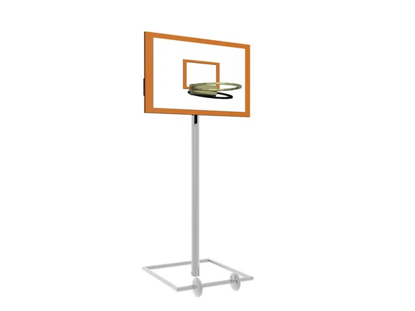 バスケットボールのバスケットを持つ高スタンド — ストック写真