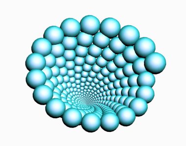 Koni şeklindeki salyangoz evleri