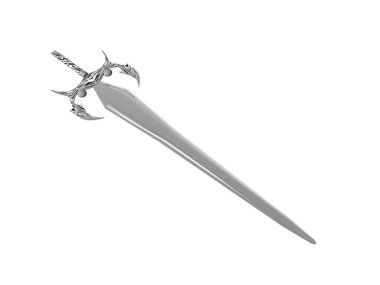 Parlak kılıçlı uzun kılıç