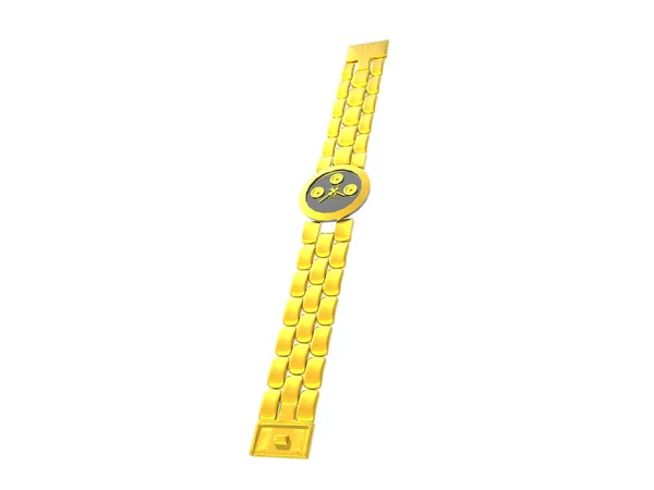 Złoty Zegarek Damski Tarczą — Zdjęcie stockowe