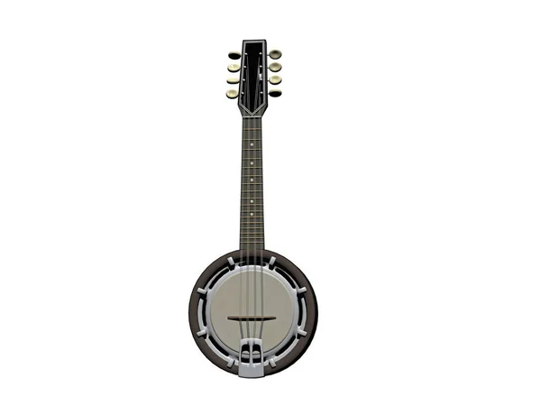 Banjo Jako Instrument Smyczkowy Tworzenia Muzyki — Zdjęcie stockowe