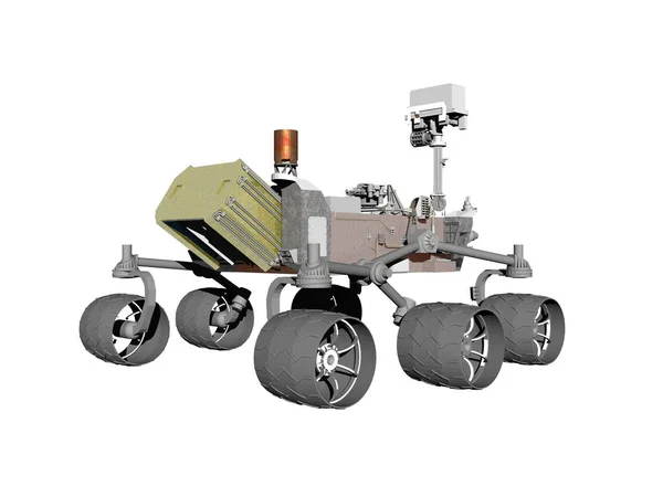 Mars Rover Auf Dem Roten Planeten — Stockfoto