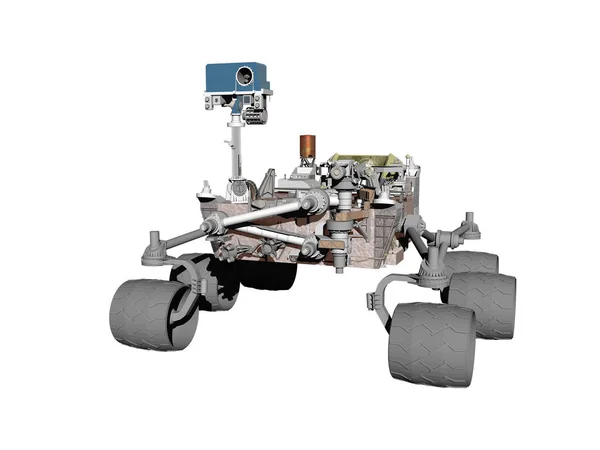 Mars Rover Auf Dem Roten Planeten — Stockfoto