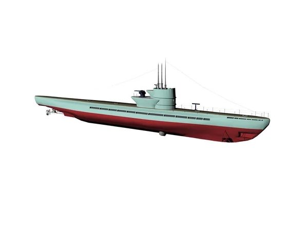 Ubåd Med Propeldrev - Stock-foto