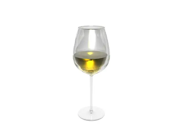 Long Stemmed Wine Glass Drink — Stock Photo, Image