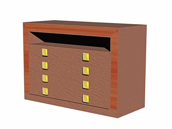 Wooden Chest Drawers Drawers — Stock Photo, Image