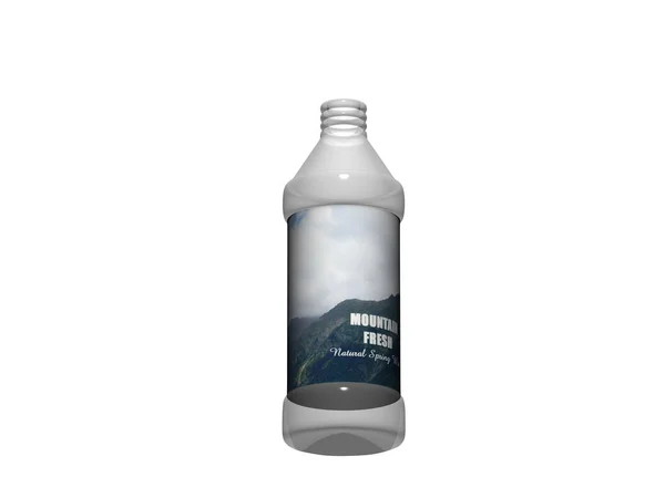 Botella Agua Mineral Plástico Con Tapa Tornillo —  Fotos de Stock