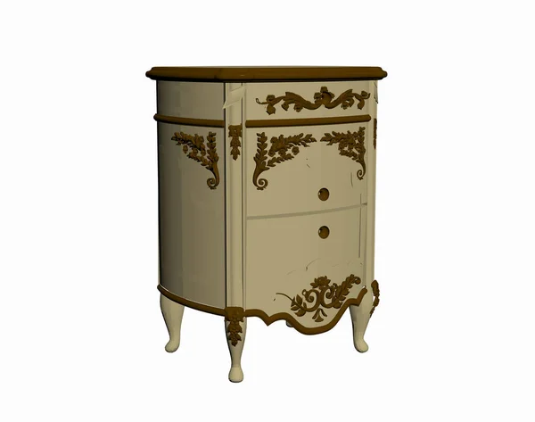 Ancienne Commode Comme Mobilier Rustique — Photo