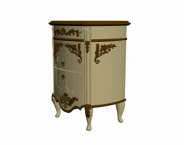 Ancienne Commode Comme Mobilier Rustique — Photo