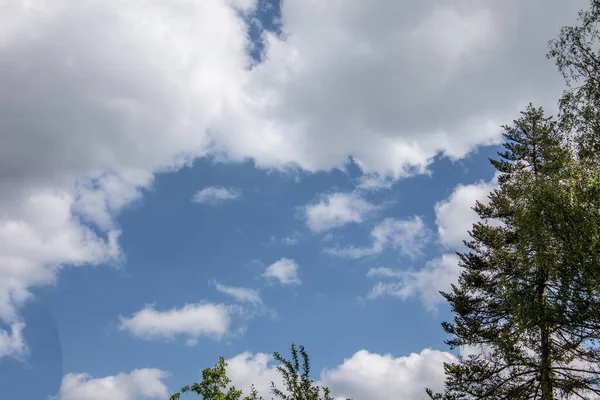 Cloud Formations Blue Summer Sky — Stock Photo, Image