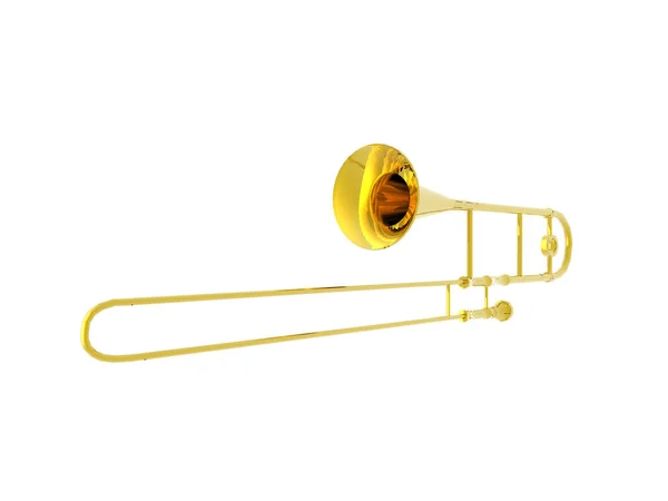 Kapakçıklı Altın Trombon — Stok fotoğraf