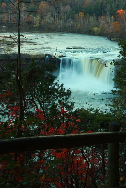 Cumberland Valt Cumberland Falls State Park Kentucky Tijdens Late Herfst — Stockfoto