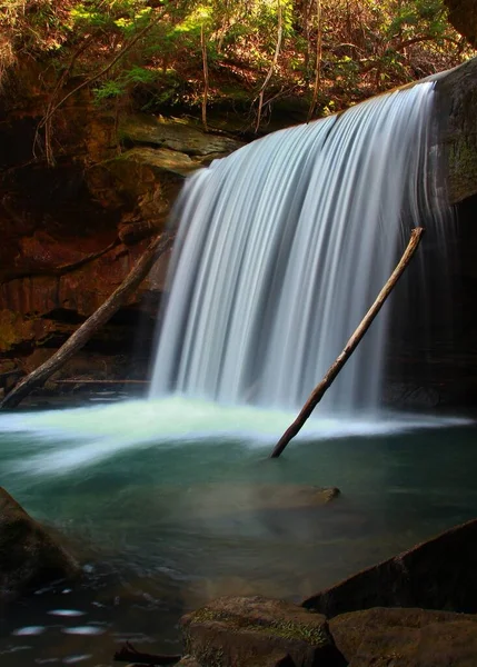 Dog Slaughter Valt Cumberland Falls State Park Kentucky Tijdens Late — Stockfoto