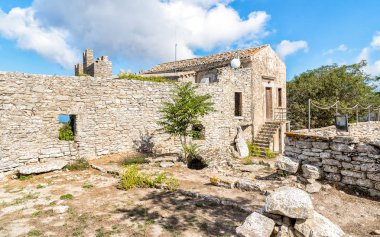 Venüs Kalesi, Norman kale Erice, Sicilya, İtalya