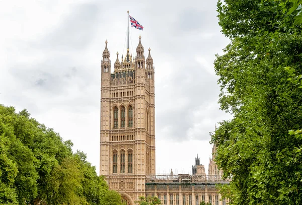 Londra - Victoria Tower, Palazzo di Westminster . — Foto Stock