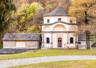 Domodossola, İtalya'nın kutsal Mount Calvary