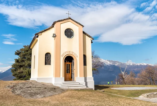 Chiesa di San Rocco a Campagnano, Maccagno con Pino e Veddasca — Foto Stock