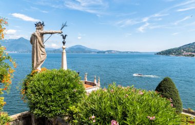 Lake Maggiore Adası Bella, İtalya'dan görüntüleyin