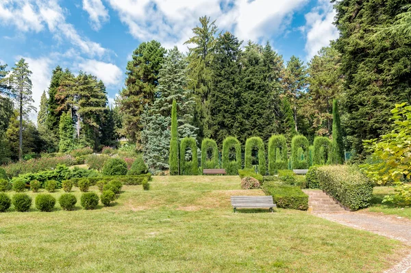 The park at Villa Toeplitz in Varese, Italy — Stock Photo, Image