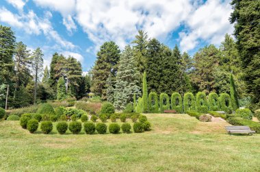 Parkta Villa Toeplitz Varese, İtalya