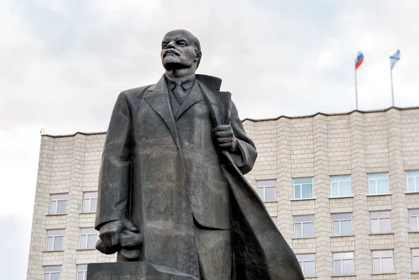 Monumento a Vladimir Ilyich Lenin ad Arkhangelsk, Russia — Foto Stock