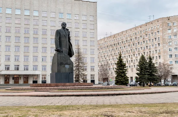 Monumento a Vladimir Ilyich Lenin ad Arkhangelsk, Russia — Foto Stock