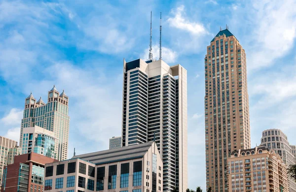 Antecedentes de rascacielos de Chicago . — Foto de Stock